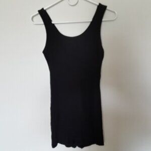 Women's Shein Size Small Black Shorts Bodysuit
